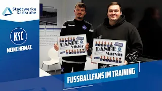 KSC-Fans nehmen über 100kg ab! | Fußballfans im Training