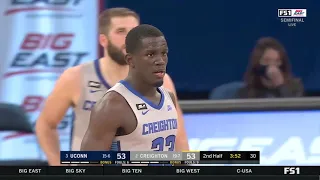 Creighton Men's Basketball Highlights - UConn 3/12/21