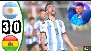 Argentina vs Bolivia 3-0 Highlights & All Goals 2023 HD 🔥 Messi