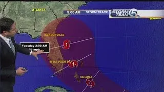 Tropical Storm Erika Thursday 5 a.m. update: Storms winds increase to 50 mph