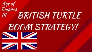 British Turtle Boom Strategy! AoE III