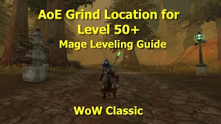 WoW Classic--AoE Grind Location for Level 50+/Mage Leveling Guide