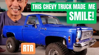 RC4WD Chevy K10 Scottsdale RTR rc upgraded red and black colors - unboxing, test and review