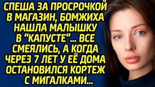 Спеша за просрочкой в магазин, бомжиха нашла малышку в «капусте». Все смеялись, а когда через 7 лет