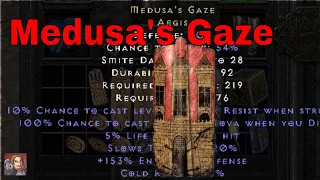 D2R Unique Items - Medusa's Gaze (Aegis)