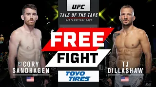 UFC APEX Banger: TJ Dillashaw vs Cory Sandhagen | FREE FIGHT