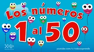 1 to 50 counting balloons for children 🎈- Videos Learn