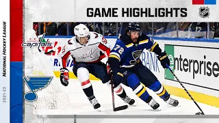 Capitals @ Blues 1/7/22 | NHL Highlights