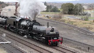 Australia's Largest Steam Locomotive in Bathurst - Beyer-Garratt '6029'