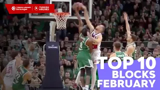 Top 10 Blocks | February | 2022-23 Turkish Airlines EuroLeague