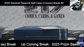 2022 National Treasure Half Case (2 boxes) Break #9