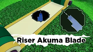 Riser Akuma Blade spawn location/showcase - Shindo Life