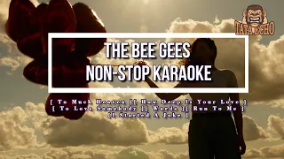 The Bee Gees - Karaoke Non - Stop Lyrics Video