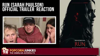 RUN (Sarah Paulson) Official TRAILER - The Popcorn Junkies REACTION