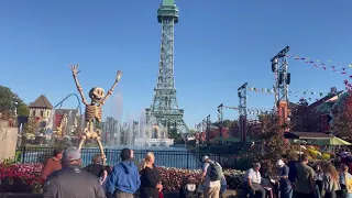 Kings Island Halloween Haunt opening ceremony on Fridays 2021