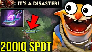 This is 200IQ Kill Spot You should know!! Techies Insane Arcane Blink in 7.31!!