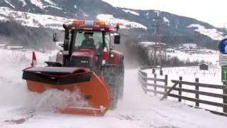 Hauer Schneepflug im Einsatz - Case