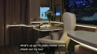 Inside Justine Bieber Tour Bus