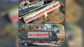 Custom Duck Boat Build on a BUDGET: Merry Christmas Son