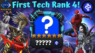 My First 6* Rank 4 Tech Champ?! 3-4 Gem From Act 7! Gameplay! 3rd R4!🤖 - Marvel Contest of Champions