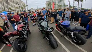 Sneaking My Ninja H2 To The Biggest Hypercar Event!