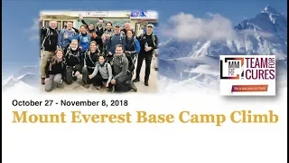 Moving Mountains for Multiple Myeloma   Everest Base Camp 2018