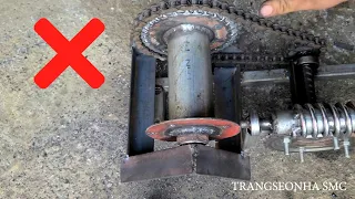 DIY simple screw reducer motor episode 2