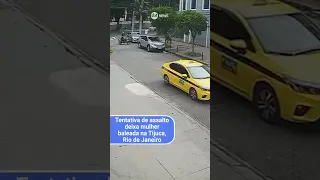 Tentativa de assalto deixa mulher baleada na Tijuca, Rio de Janeiro