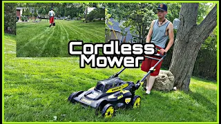 Ryobi 20 inch 40v Battery Powered Electric Self Propelled Lawn Mover Assembly -  How To & Review