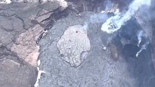 Kilauea Volcano from the Sky during the day! January 2023