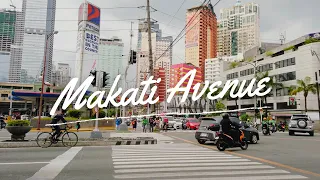[4K] Walk along Makati Avenue | Makati Philippines August 2020