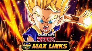 REALLY GREAT! LEVEL 10 LINKS 100% EZA STR SSJ CABBA! (DBZ: Dokkan Battle)