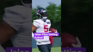 Jalen Pitre Getting Active! #texans #houstontexans #nfl #wearetexans #shorts #demecoryans