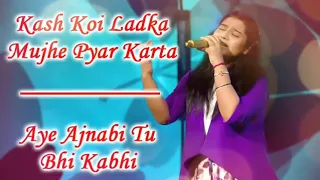 Kash Koi Ladka Mujhe Pyar|Aye Ajnabi Tu|Ankona Mukherjee - Superstar Singer |Water Music