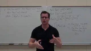 Calculus 3 Lecture 12.3:  Arc Length/Parameterization, TNB (Frenet-Serret) Intro