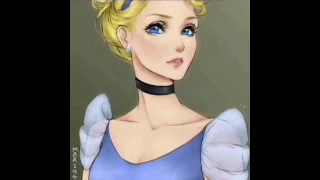 Disney princesses ~ Anime-ish ~ slide show ~ Weirdo kitty