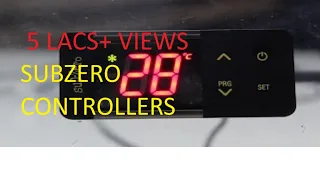 SubZero temperature controller settings