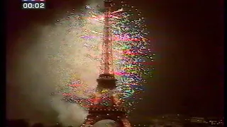 passage a l'an 2000 a Paris - France 2 et TF1 - 31 dec 1999