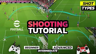 eFootball Tutorial - Shot Types | Shooting Tutorial 🔥 - Xbox , Playstation