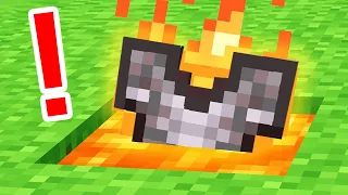 Dropping My NETHERITE ARMOR in LAVA! (Minecraft Hardcore)