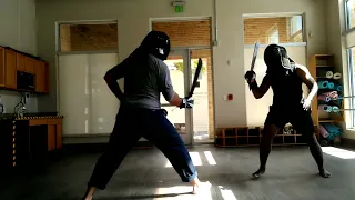 Machete Sparring part 2 (Da"Mon and Tree)