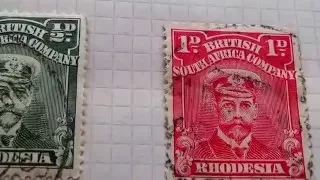 Old/Rare Rodesia Postage Stamps