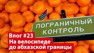 Влог #23. На велосипеде до абхазской границы. Откуда приезжают в ваши города мандарины?