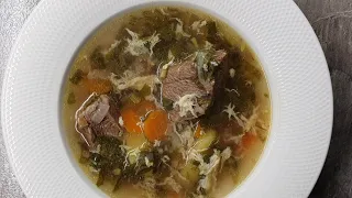 Зелёный борщ или щавелевый суп! Самый вкусный рецепт!