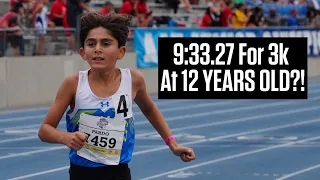 12-Year-Old DEMOLISHES 3k National Record That Stood For 36 Years At AAU Junior Olympics 2023!