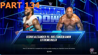 CEDRIC ALEXANDER VS SHELTON BENJAMIN WWE 2K23 GAMEPLAY PART 134