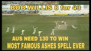 1981 Headingley Impossible win - Bob Willis 8/43 - Most famous Ashes spell ever!