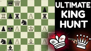 Monstrous Queen Running after King for 39 moves in a Wild Chess Puzzle