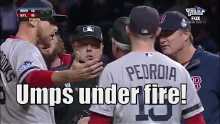 MLB Umps criticized and praised