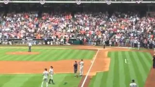 Nolan Ryan wild pitch on Opening Day